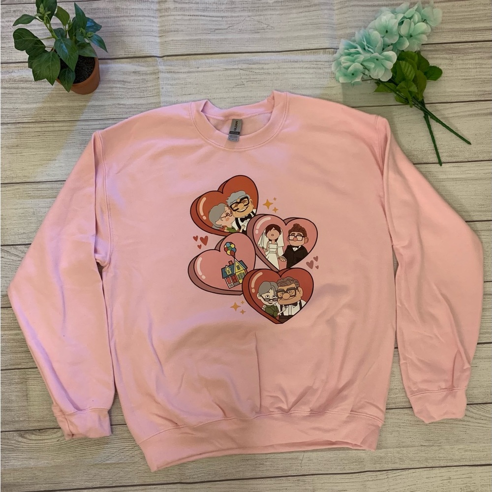 Disney Up House Crewneck Sweater